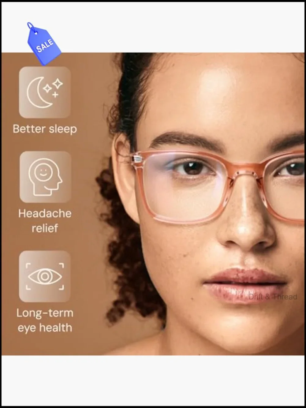 Blue Light Blocking Glasses for Women - Stylish Computer Eyewear with UV400